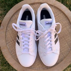 Adidas Womens Grand Court Base EE7968 White Casual Shoes Sneakers Size 8.5